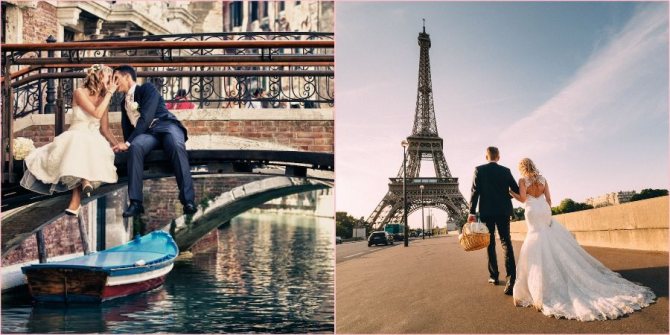 Париж часто выбирают для торжественного дня вдвоем