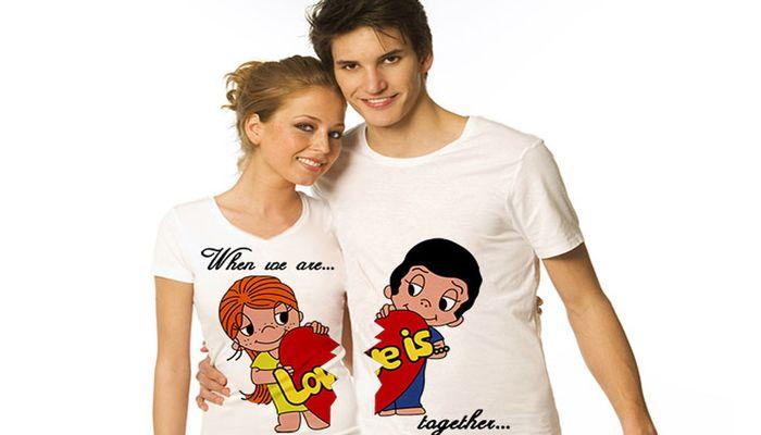 Парные футболки с надписями