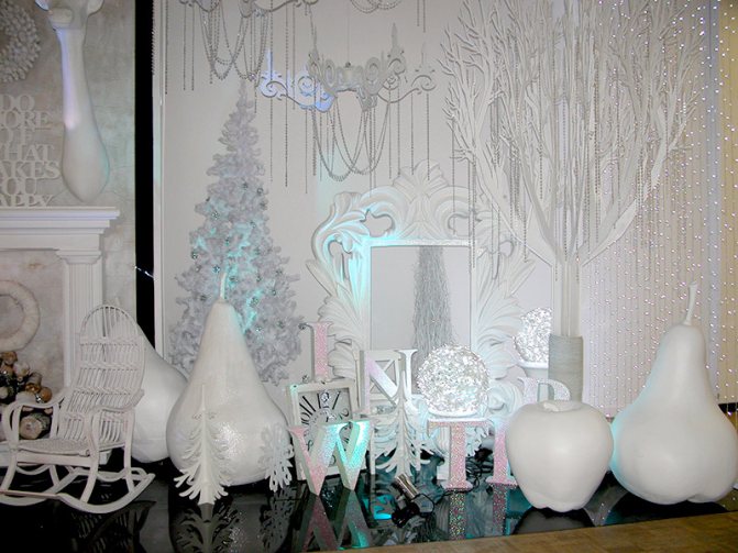 пенопластовые фигуры для нового года