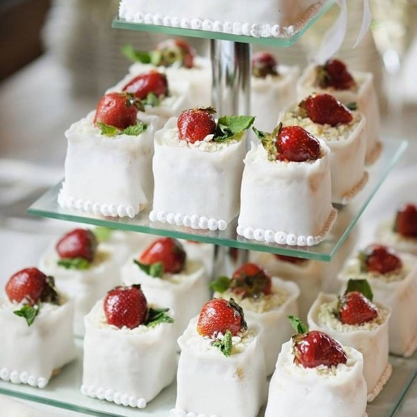 пирожные на свадебный сладкий стол