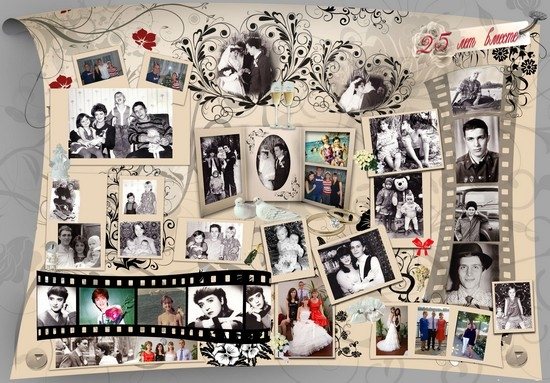 плакат на годовщину свадьбы своими руками родителям