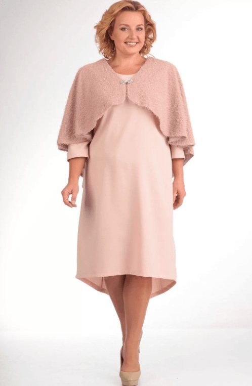 Платье для мамы на свадьбу с фигурой треугольник