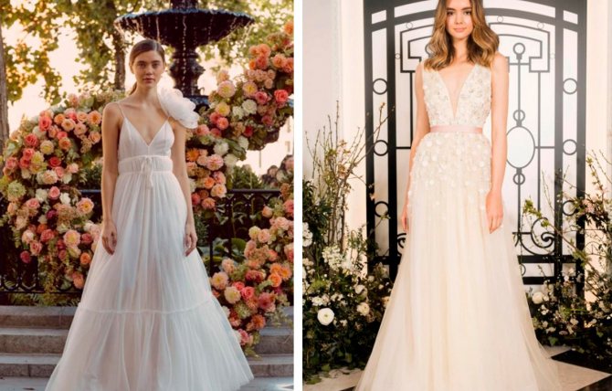 Платье для невесты в греческом стиле 2022.