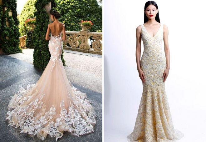 платье рыбка С баской