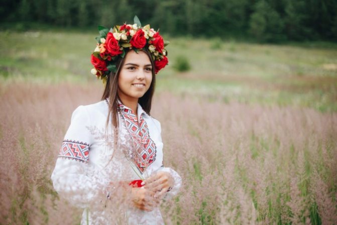 Платье с вышиванкой