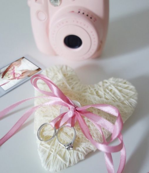 Подушечка в виде сердца