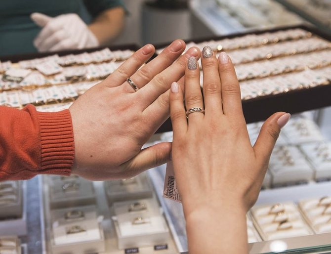 покупка обручальных колец