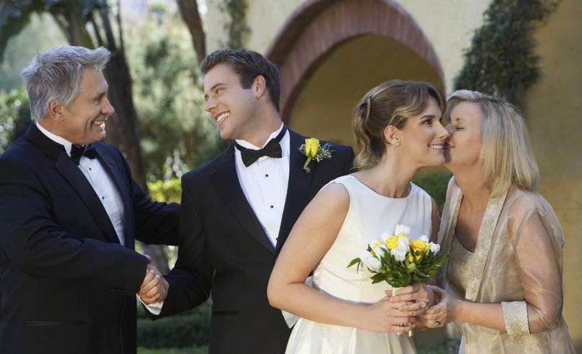 Поздравления на свадьбу от свекрови стихами своими словами