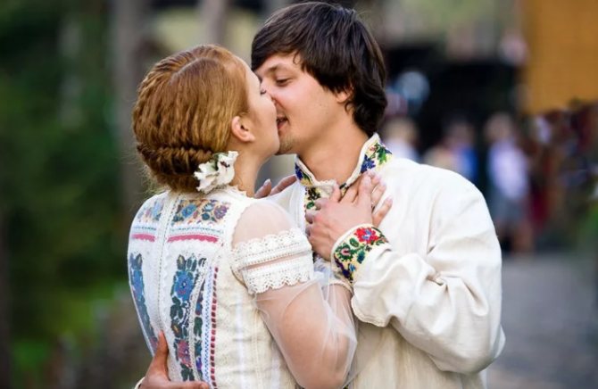 предсвадебный поцелуй