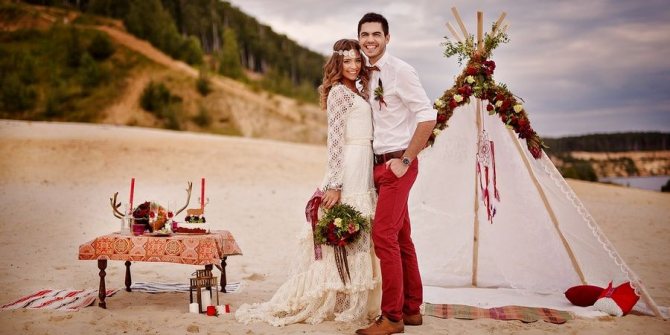 Прекрасная идея провести праздник на пляже