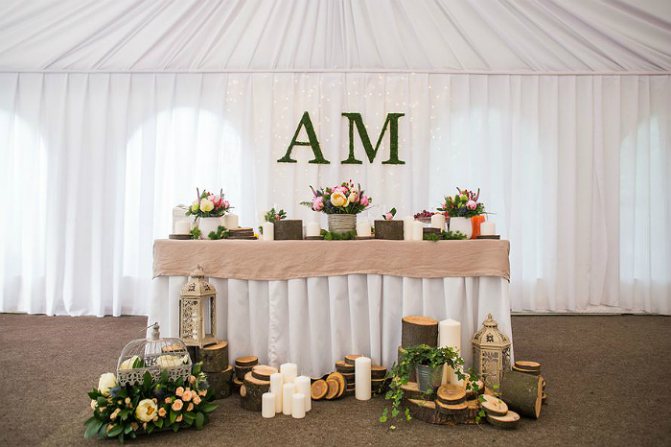 президиум на свадьбу 6