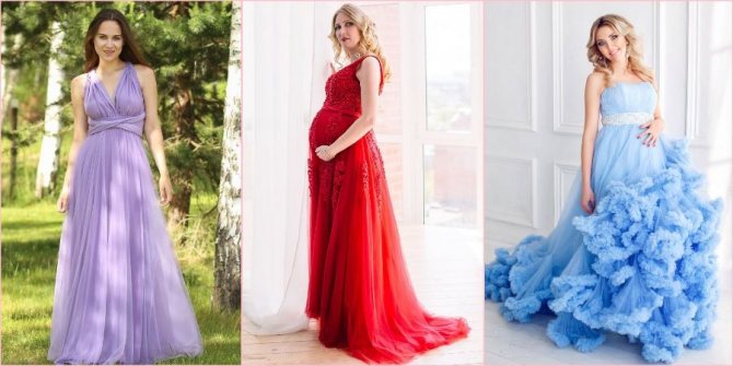 При выборе вечернего наряда используйте сочные расцветки