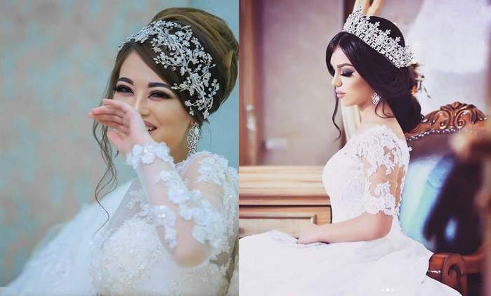 прическа невесты