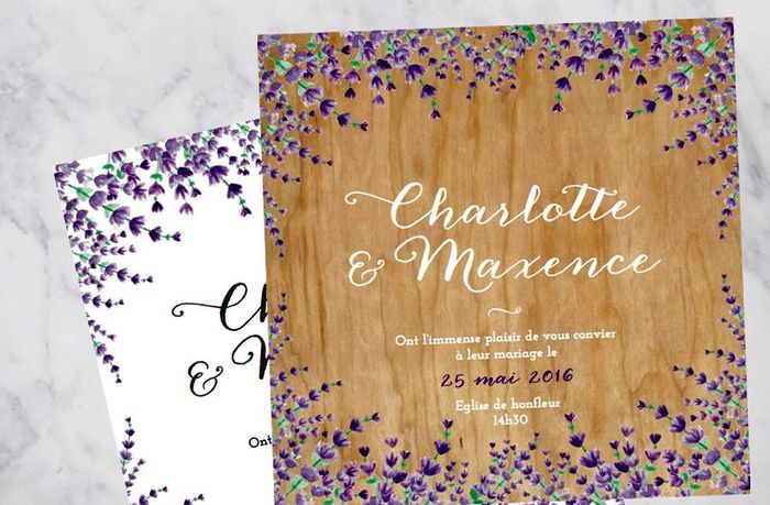 Приглашение на свадьбу в стиле прованс 5