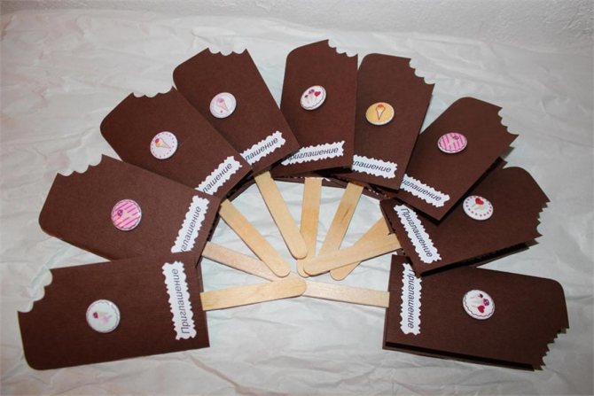 Пригласительные на день рождения ребенка своими руками