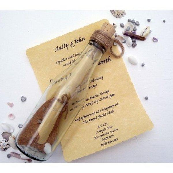 Пригласительные на девичник в бутылке