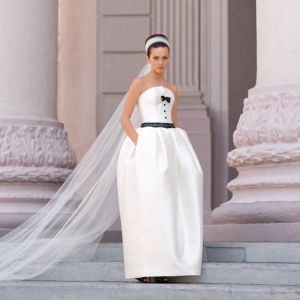 прикольная модель свадебного платья