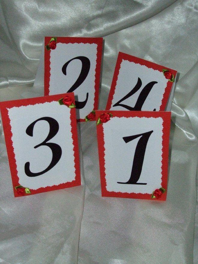 Рассадочные карточки