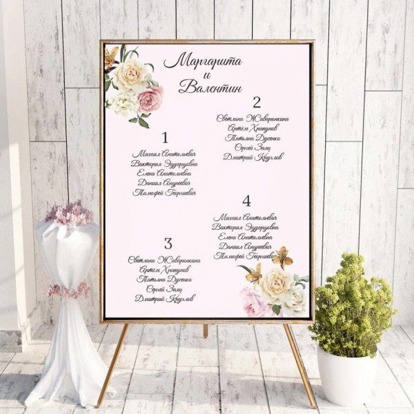 рассадочный лист