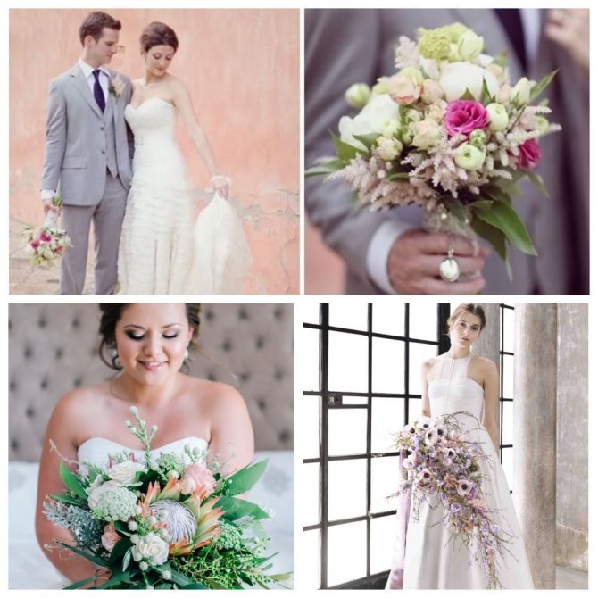 Размеры букетов