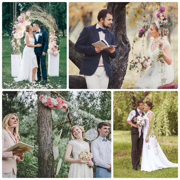 разные стили в оформлении свадьбы