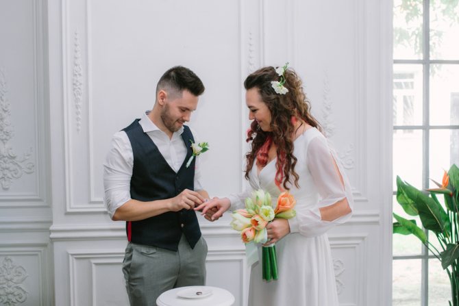 Регистрация брака в особняке Роял (фото)