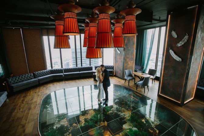 Регистрация брака в ресторане Birds (фото)