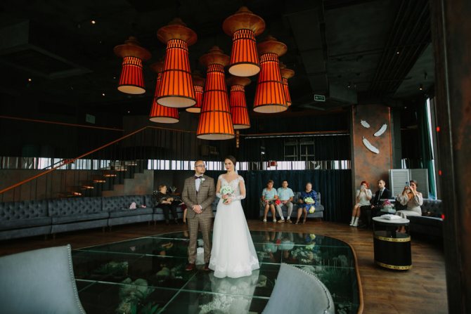 Регистрация брака в ресторане Birds (фото)