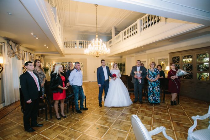 Регистрация брака в ресторане Гусятников (фото)