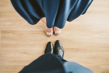 Репетиция свадебного вальса