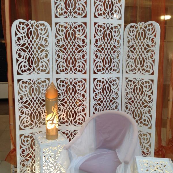 резной задник на свадьбу