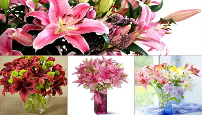 Роскошные необычные лилии - дорогое, но изящное украшение на свадьбе