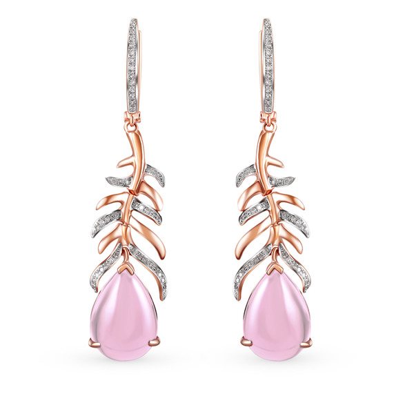 Розовое свадебное платье