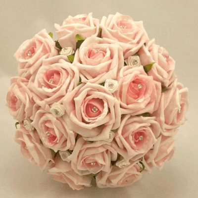 розовый букет невесты