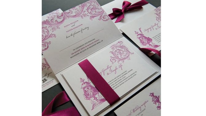 русский стил пригласительных