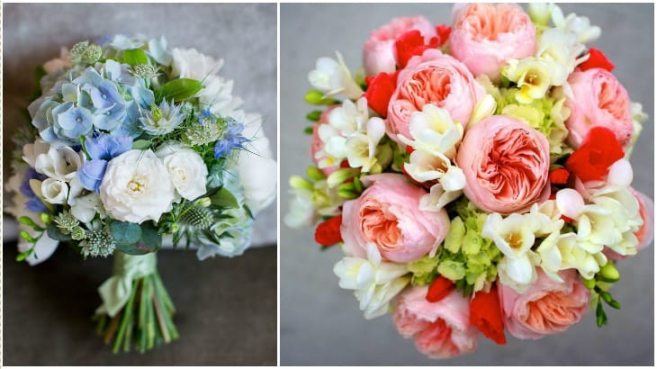 с гортензией