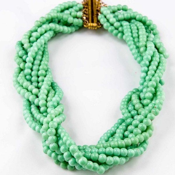 самодельное колье невесты на свадьбу