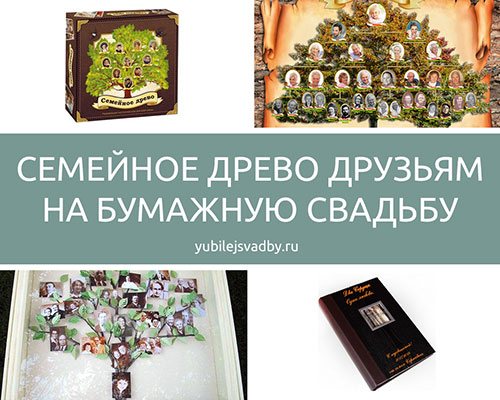 Семейное древо в подарок друзьям