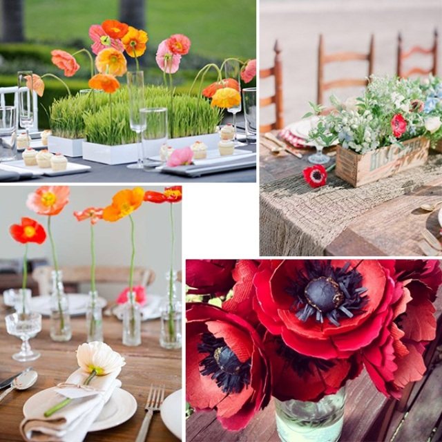 Сервировка маковой свадьбы