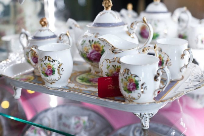 сервиз из чешского фарфора