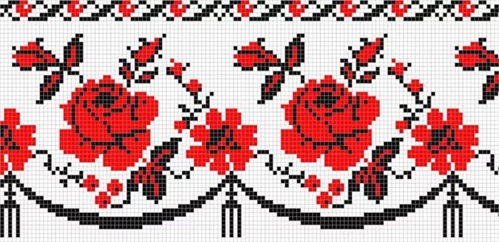 Схема вышивки рушника крестом: свадебный как вышить, бесплатно скачать узоры, наборы с орнаментами без регистрации