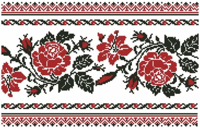 Схема вышивки рушника крестом: свадебный как вышить, бесплатно скачать узоры, наборы с орнаментами без регистрации