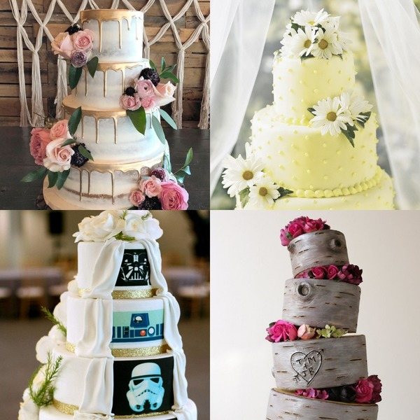 шикарный большой торт на свадьбу