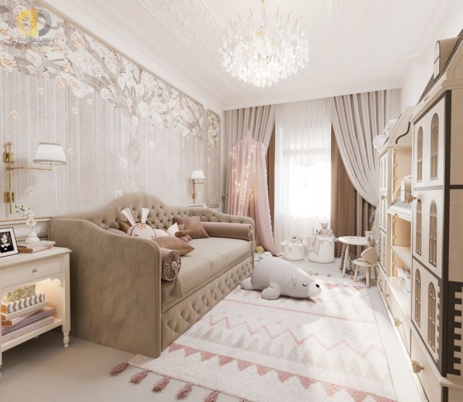 Шоколадная спальня для ребенка