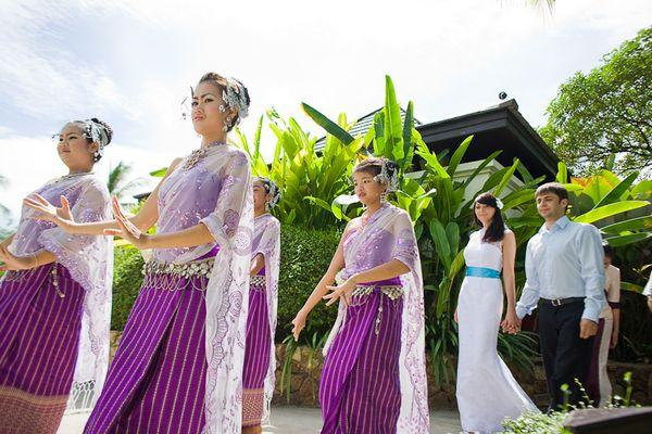 Символическая церемония в Таиланде