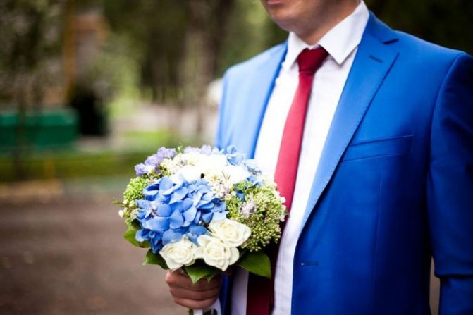 синий костюм на свадьбу для жениха фото 5