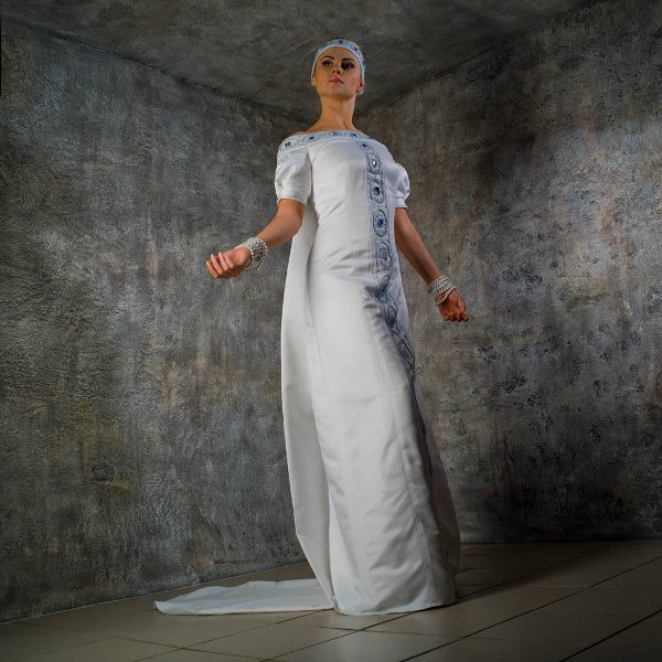 Славянское свадебное платье