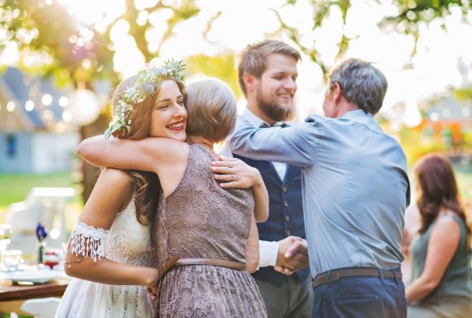 Слова благодарности крестным