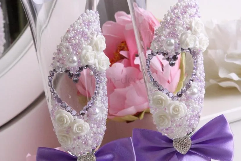 Сложный декор с бисером и жемчугом