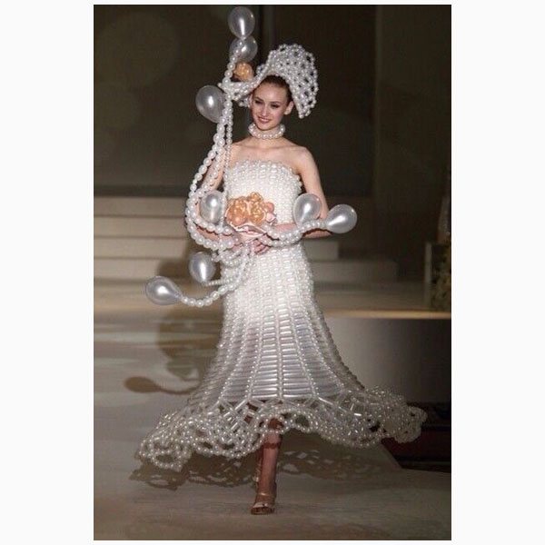 Смешное «воздушное» платье для невесты